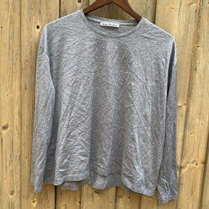 2016 Acne Studios Long Sleeve T Shirt Boxy Denya M Cot Shirt